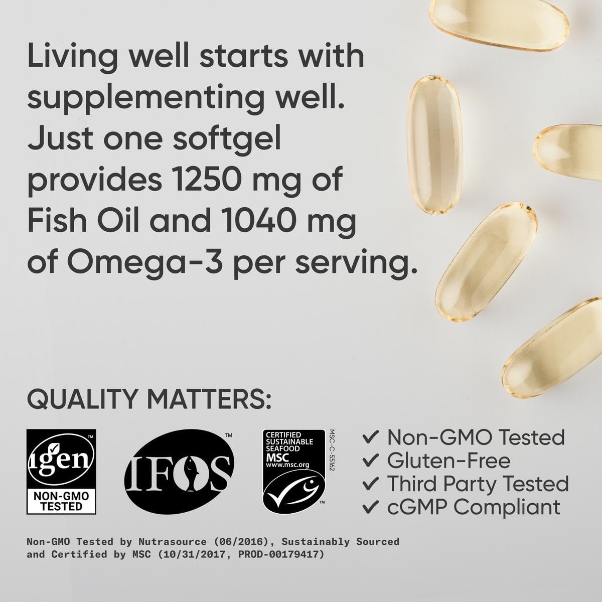 Sports Research Triple Strength Omega 3 Fish Oil
