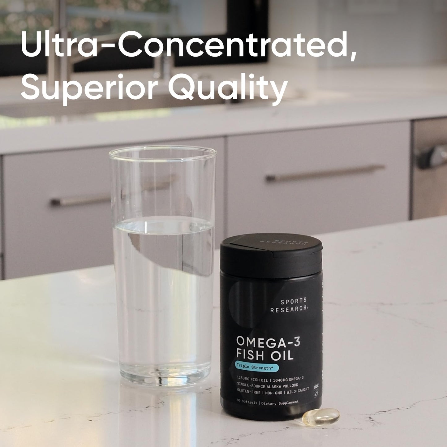 Sports Research Triple Strength Omega 3 Fish Oil