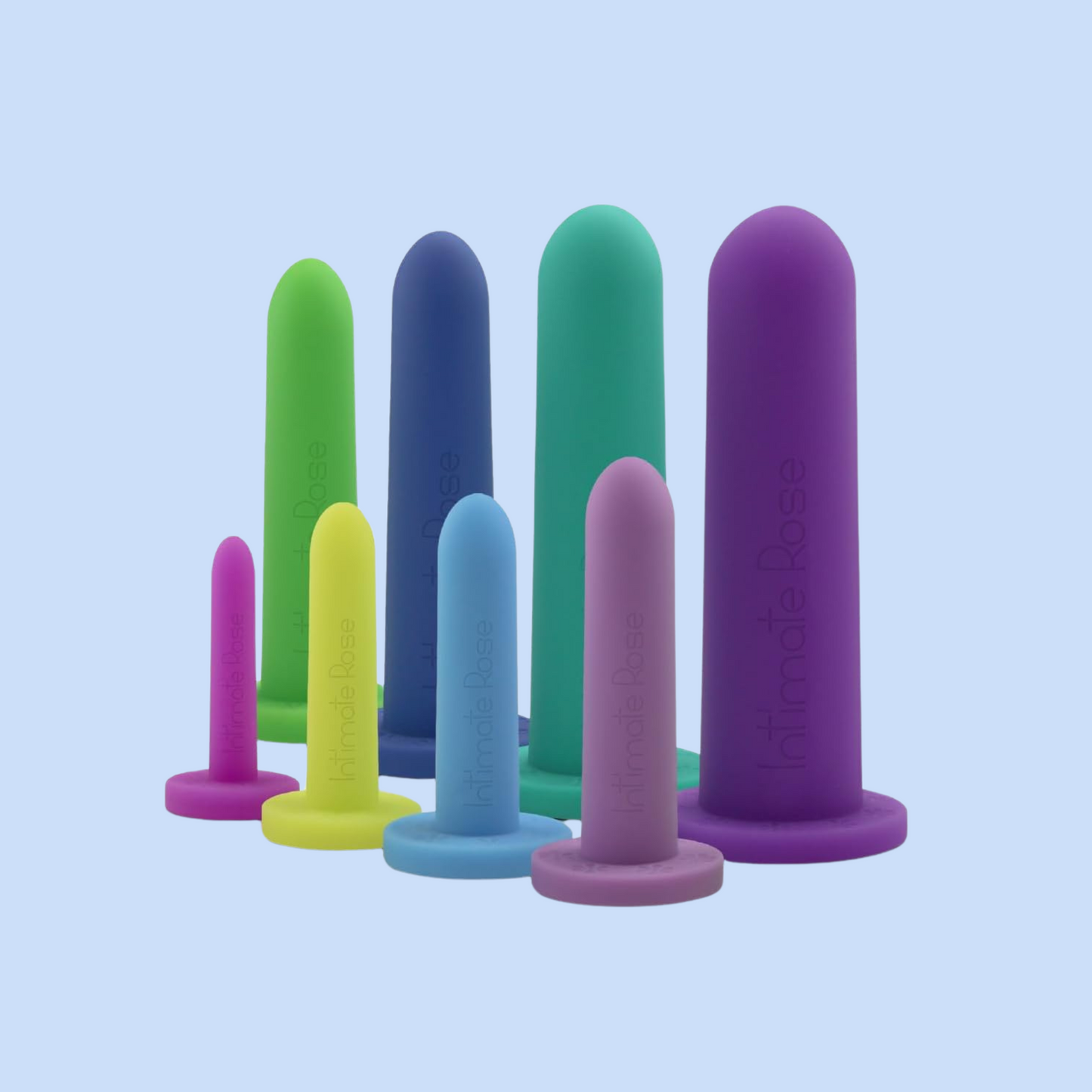 Intimate Rose 8 Pack Silicone Dilators