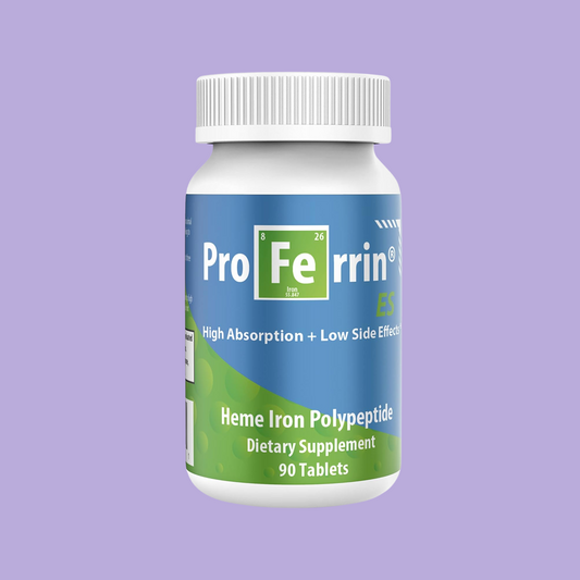 Proferrin ES: 10.5mg of High Absorbing Heme Iron Polypeptide